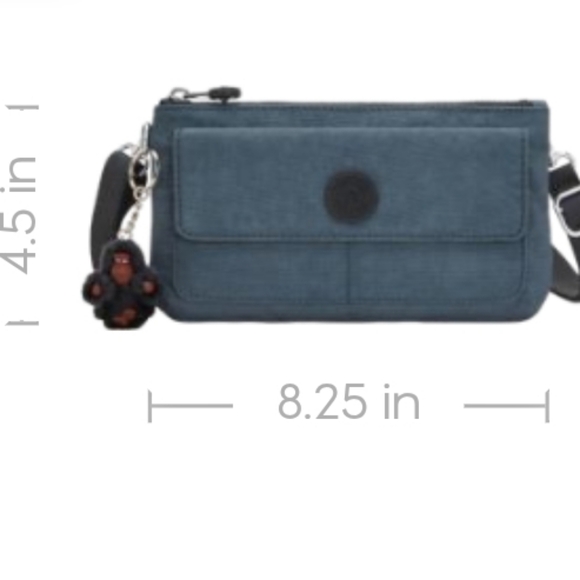 NWT KIPLING Blue Crossbody Bag - Picture 4 of 12